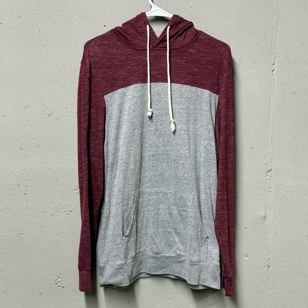 Urban pipeline long sleeve t shirt with hood medium